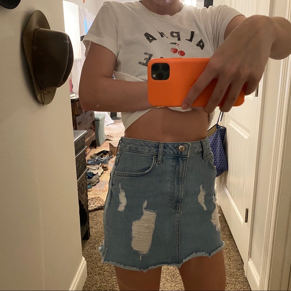 Forever 21 denim skirt